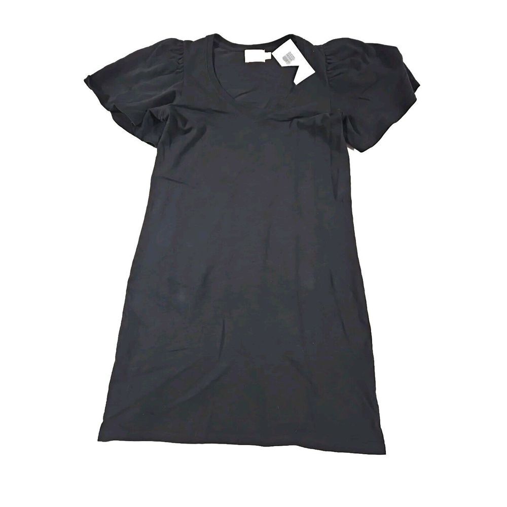 Nation‎ Mallory Dress In Jet Black Womens Size Extra Small